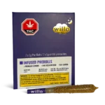 *SALE* Willo Premium Infused Pre-Rolls Indica - 7x 1g (Grape Ape)