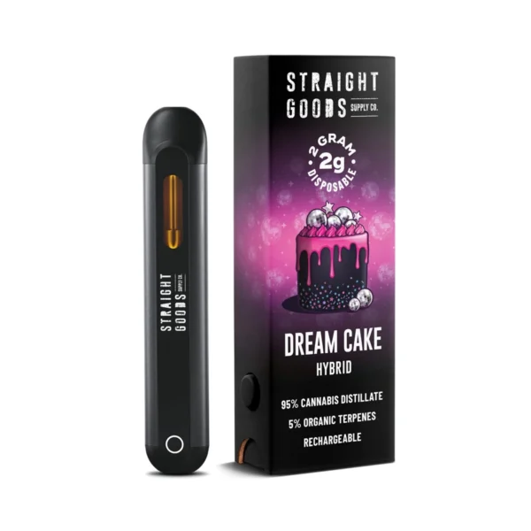 Straight Goods 2 GRAM Disposables – Dream Cake (Hybrid)