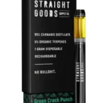 Straight Goods Disposable Vape Pen (1G) – Green Crack Punch SATIVA